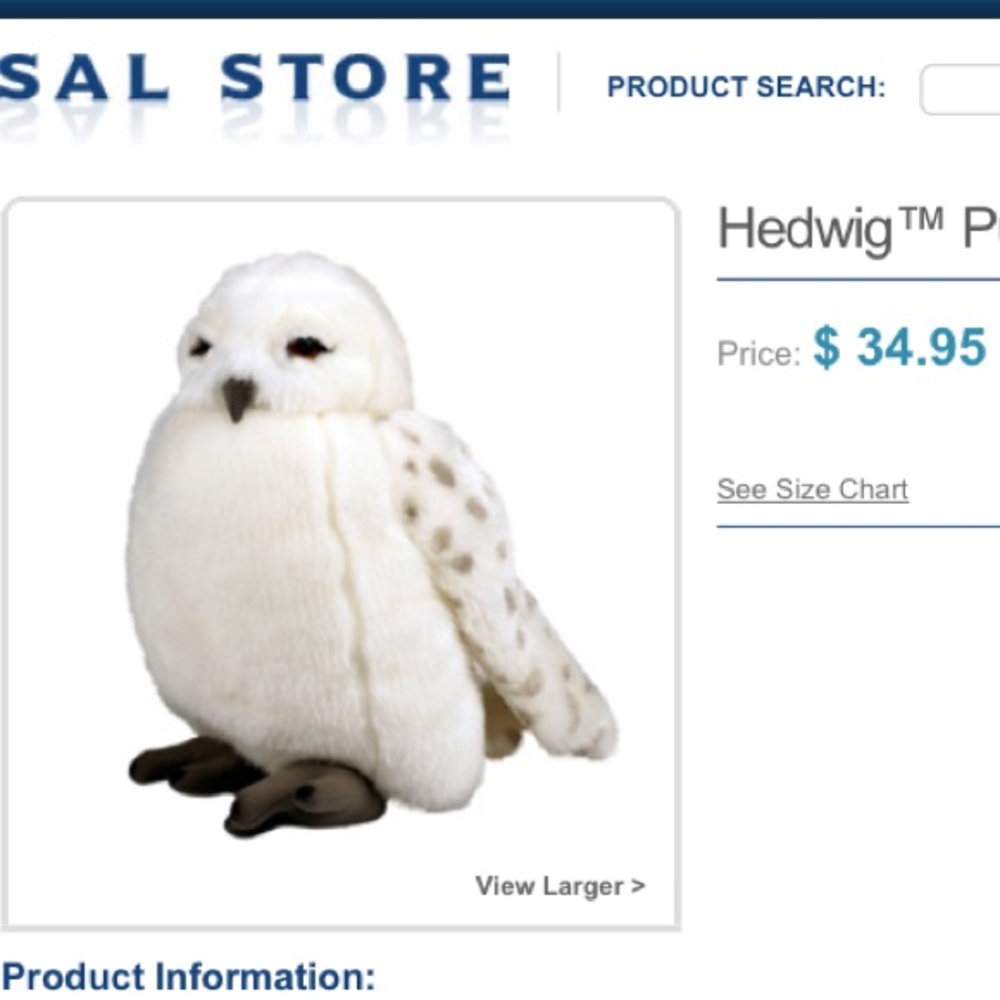 Harry Potter - Hedwig Muppet with Sound